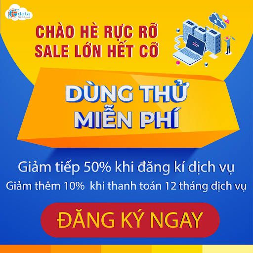 Dùng thử miễn phí cloud server tại gdata tháng 7