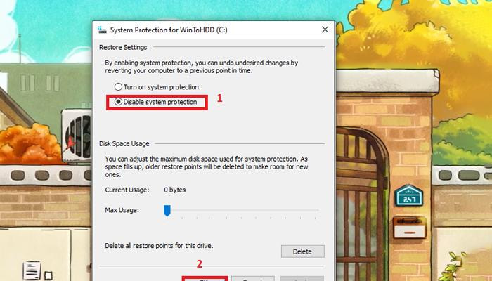 Gdata - [Hướng dẫn] Cách vô hiệu hóa chức năng System Restore (4)