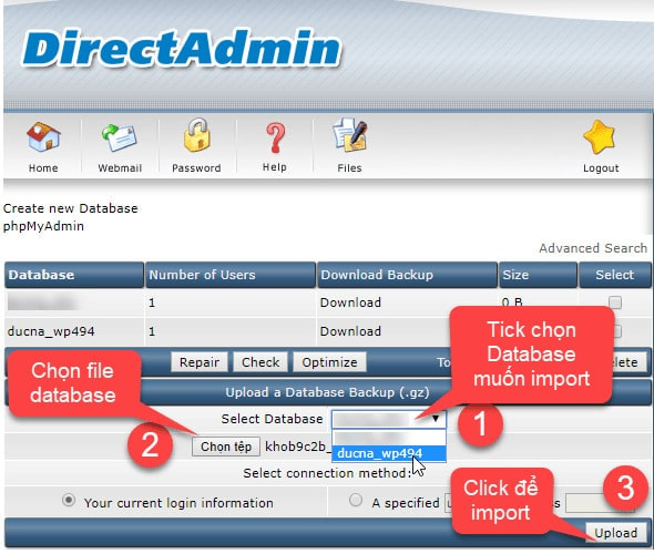 Gdata - [Hướng dẫn] Cách sử dụng host DirectAdmin cơ bản khi đăng ký dịch vụ Server tại Gdata (4)