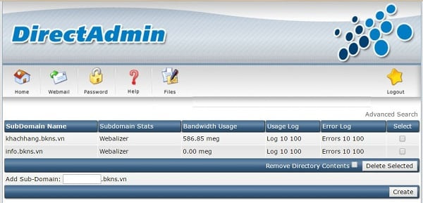 Gdata - [Hướng dẫn] Cách sử dụng host DirectAdmin cơ bản khi đăng ký dịch vụ Server tại Gdata (14)