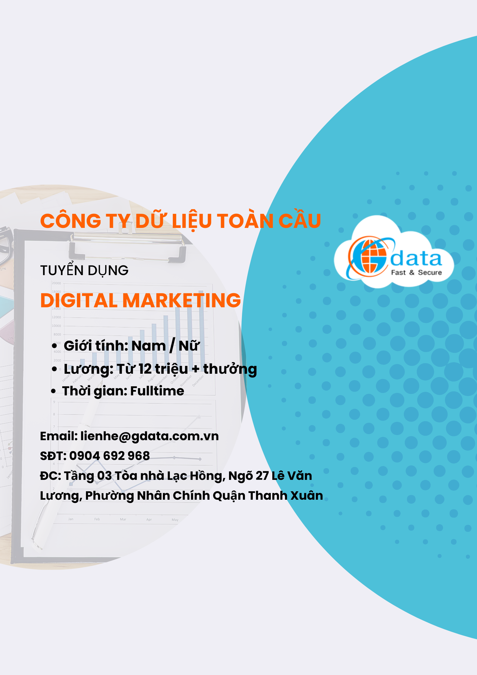 Gdata | Tuyển dụng DIGITAL MARKETING