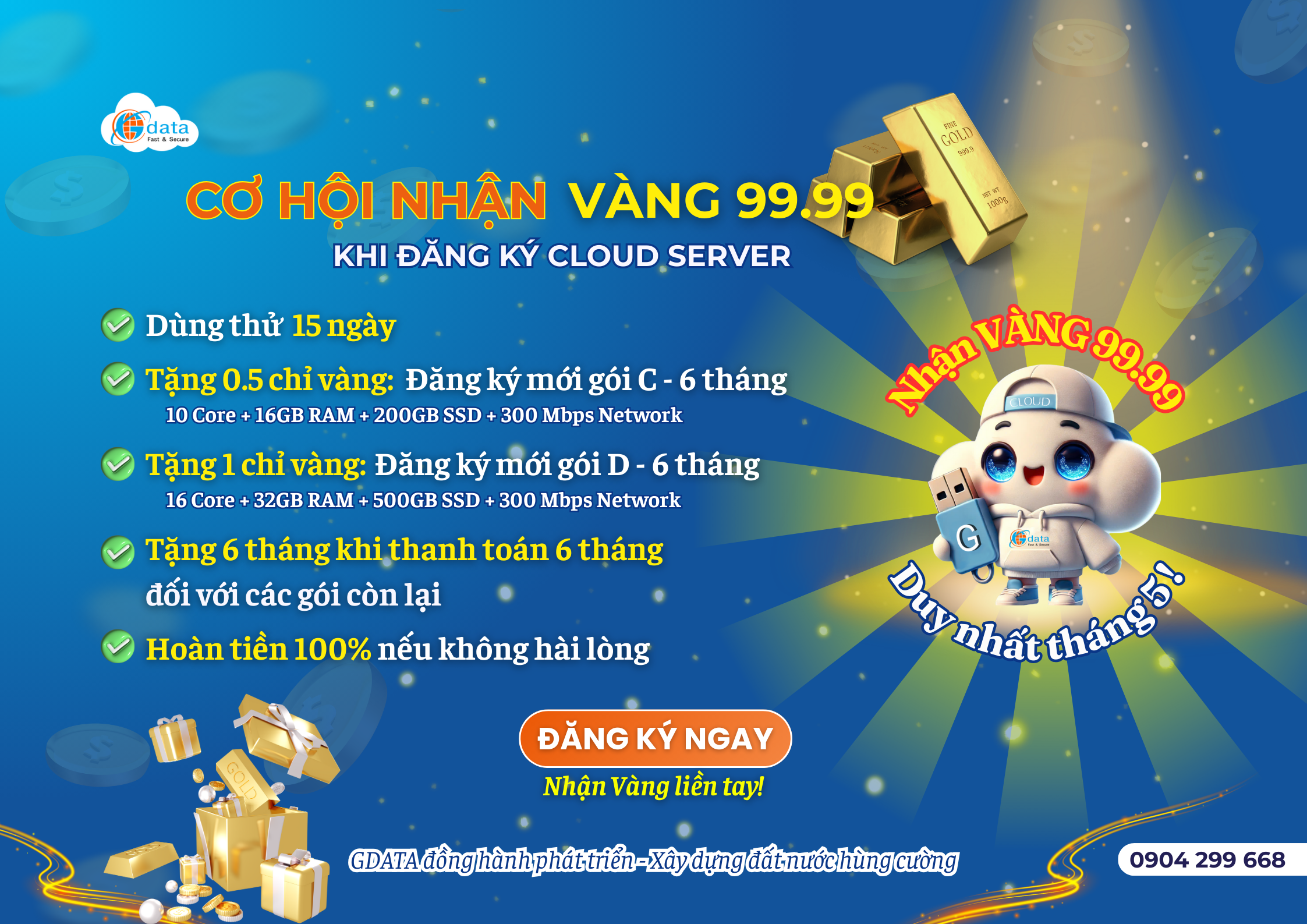 Thuê cloud vps giá rẻ tốt nhất 2025